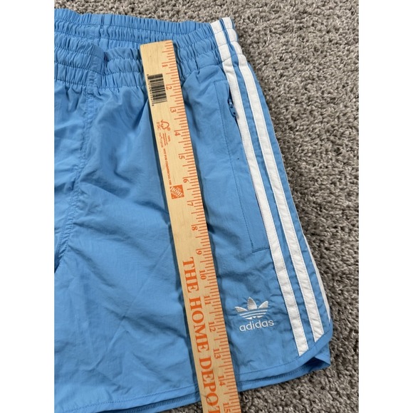 NEW Adidas Originals Mens Sprinter Shorts Blue Burst Stripe Athletic Running XS - Picture 9 of 10